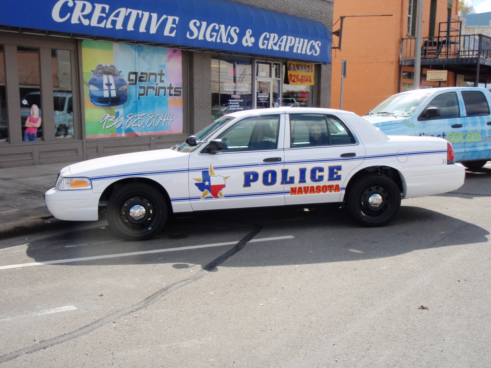 police car stickers, custom police car stickers, car stickers, police car